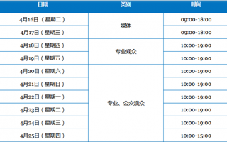 2020车展时间表，2020车展时间表郑州